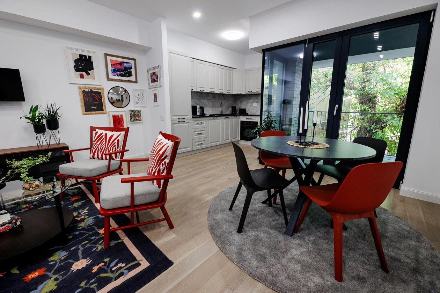 The Corner Luxe Apartment Bucureşti Eksteriør bilde